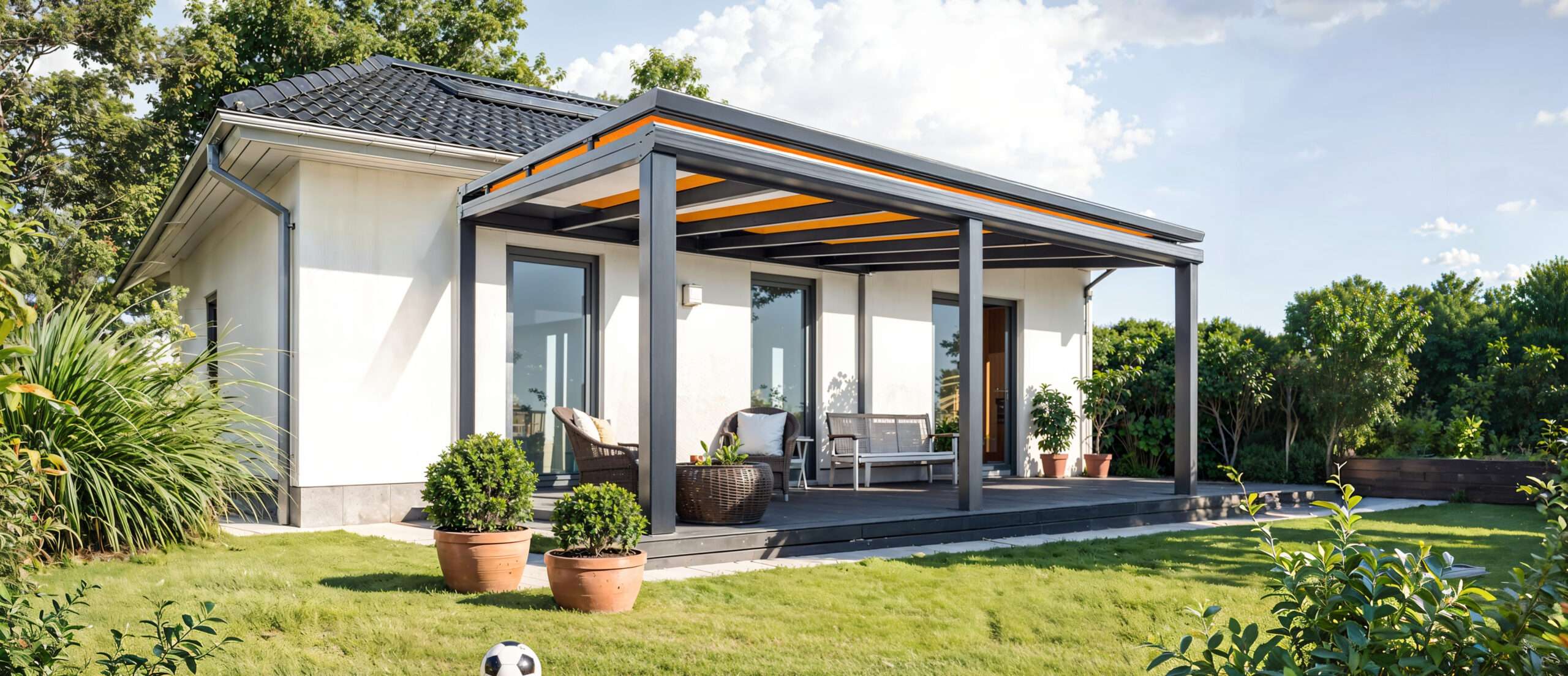 Terrassenüberdachung Kassel – Aluminium